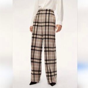 Wilfred Madison Trousers, Sz 4 - Like New, plaid